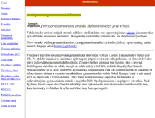 Tablet Screenshot of gymnastikazizkov.profitux.cz