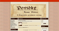 Desktop Screenshot of dv-povidky.profitux.cz