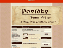 Tablet Screenshot of dv-povidky.profitux.cz