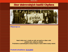 Tablet Screenshot of hasicichynava.profitux.cz