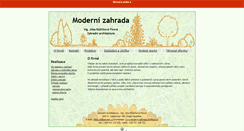 Desktop Screenshot of moderni-zahrada.profitux.cz